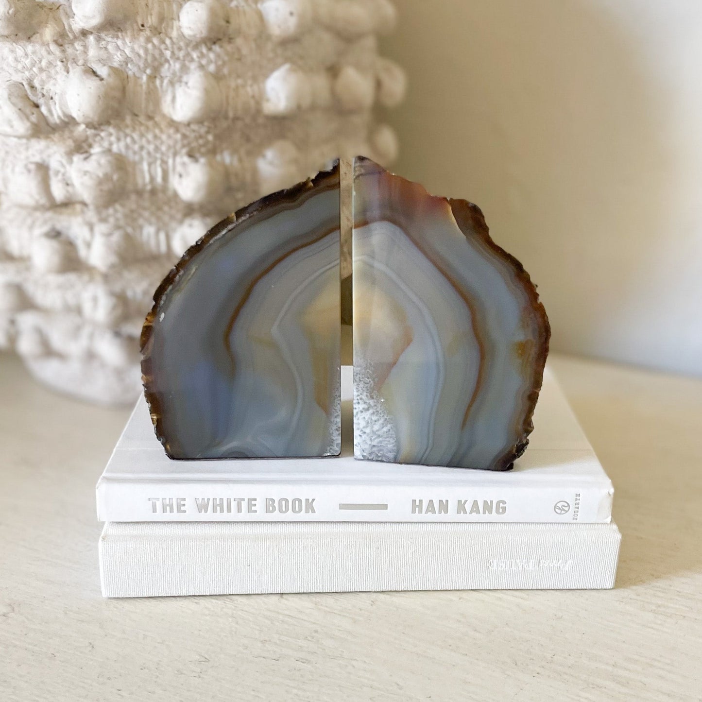 Agate Bookend Pair