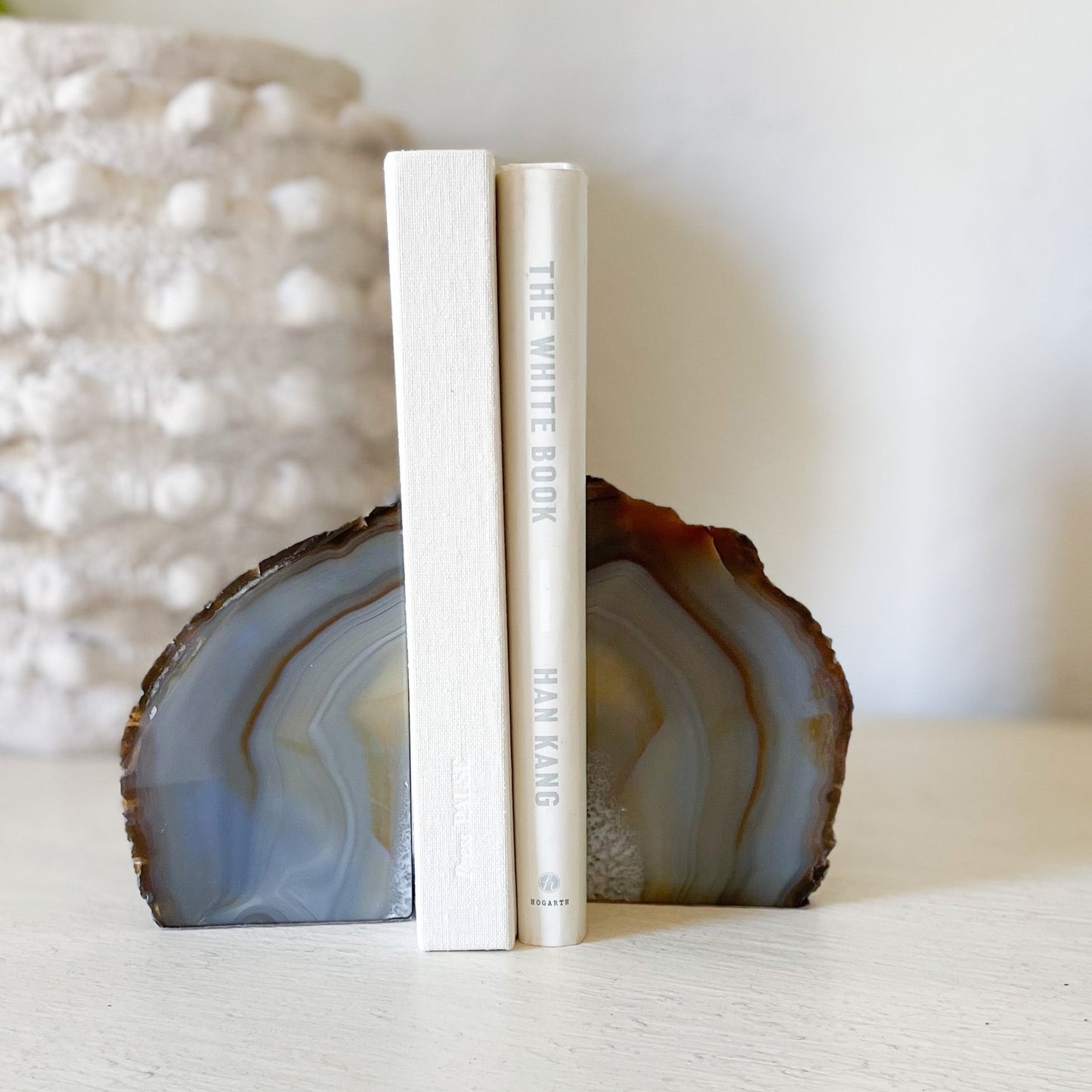 Agate Bookend Pair