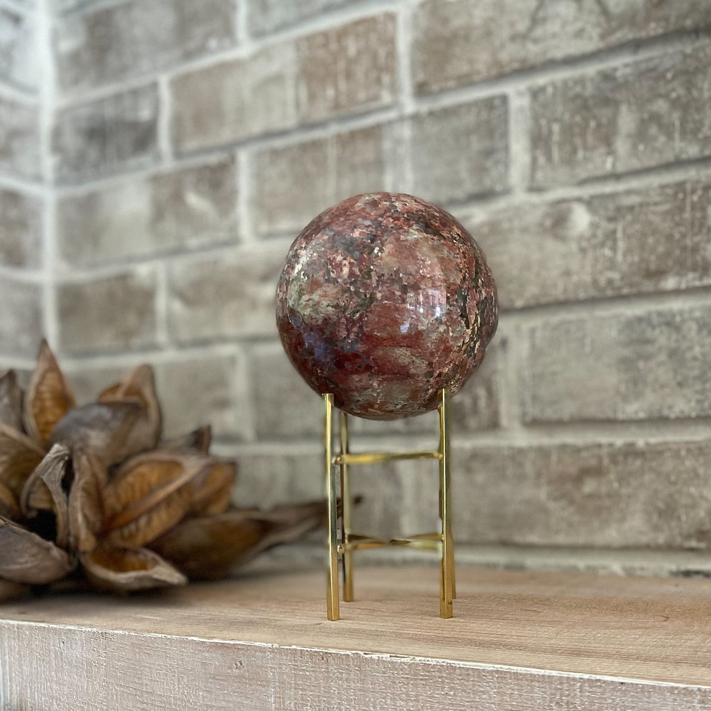 Madagascar Red Opal Sphere