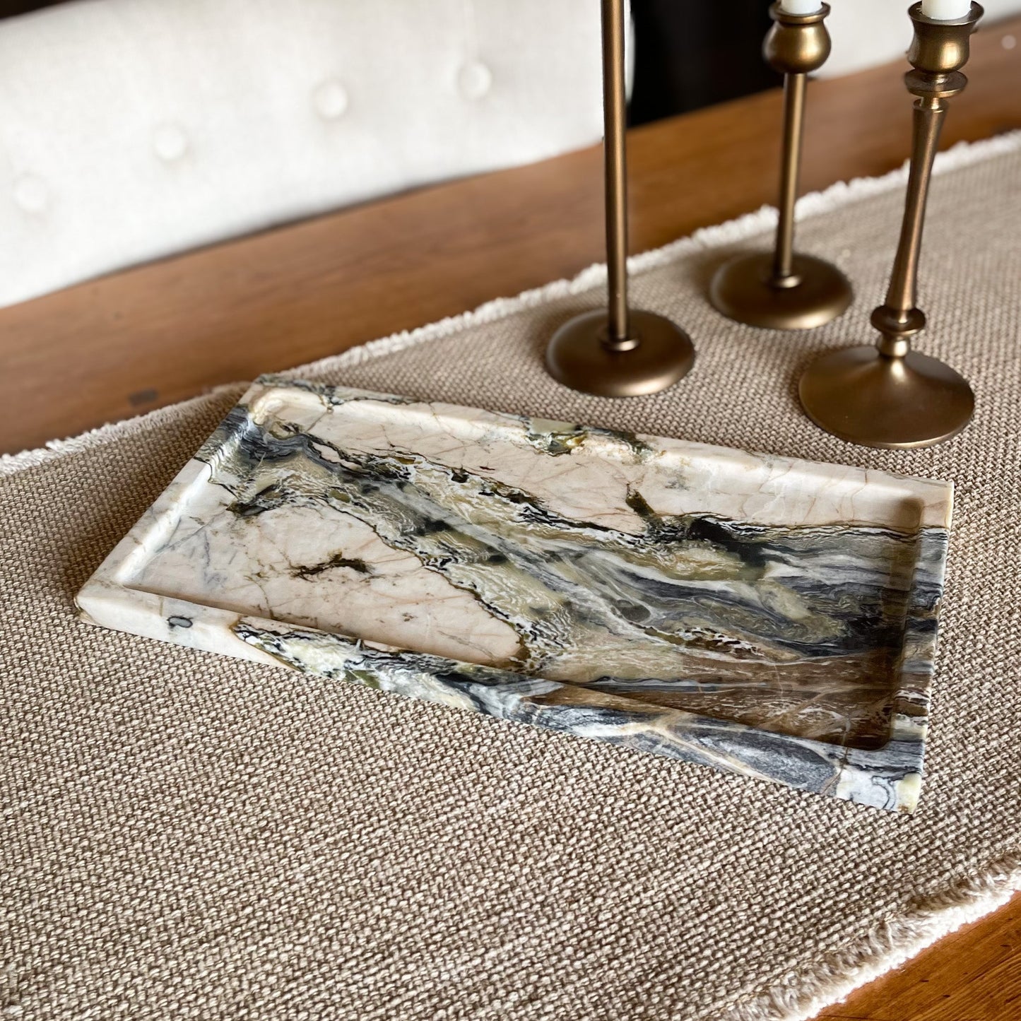 Large Twilight Marble Tray