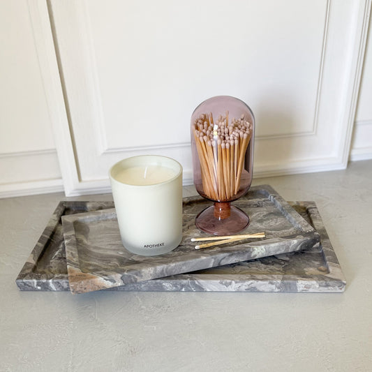 Cappuccino Marble Tray