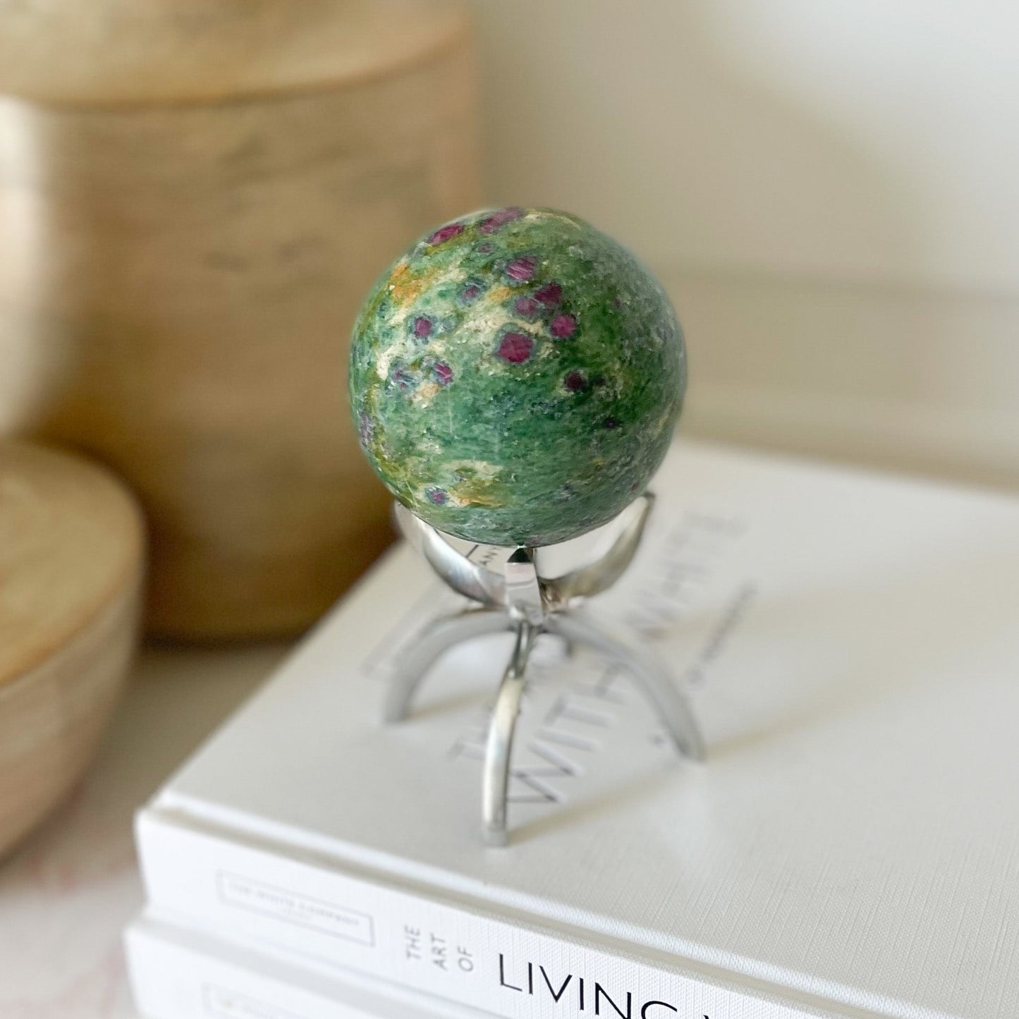 Ruby Fuchsite Sphere