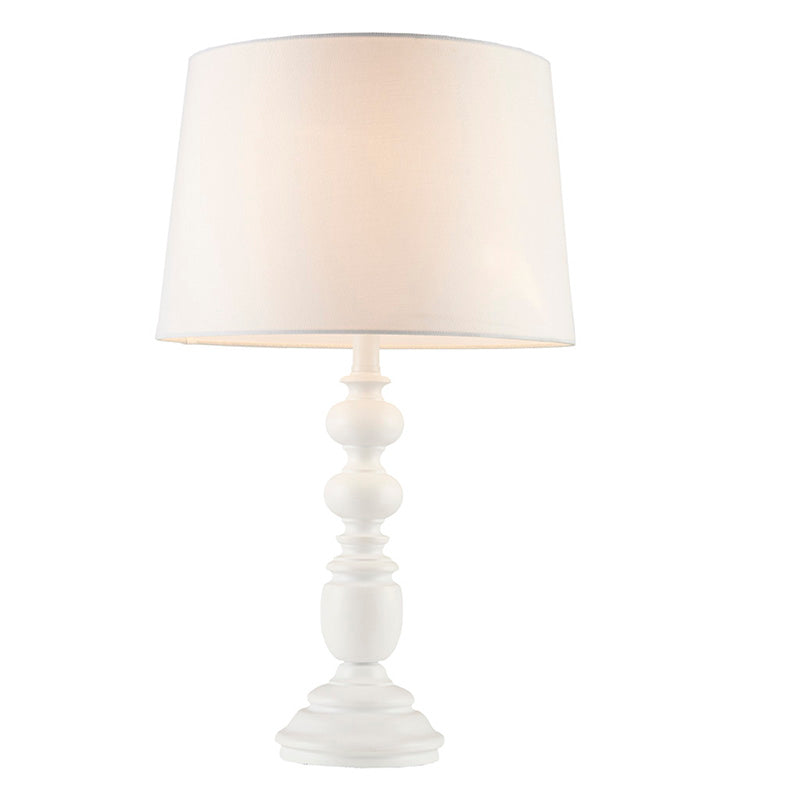 26" Martha Stewart White Resin Buffet Table Lamp