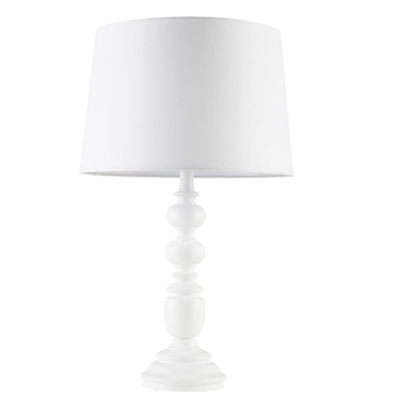 26" Martha Stewart White Resin Buffet Table Lamp