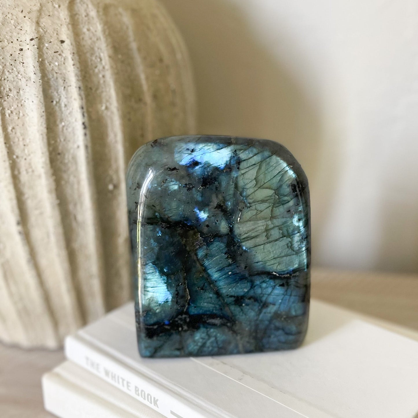 Polished Madagascar Labradorite Freeform