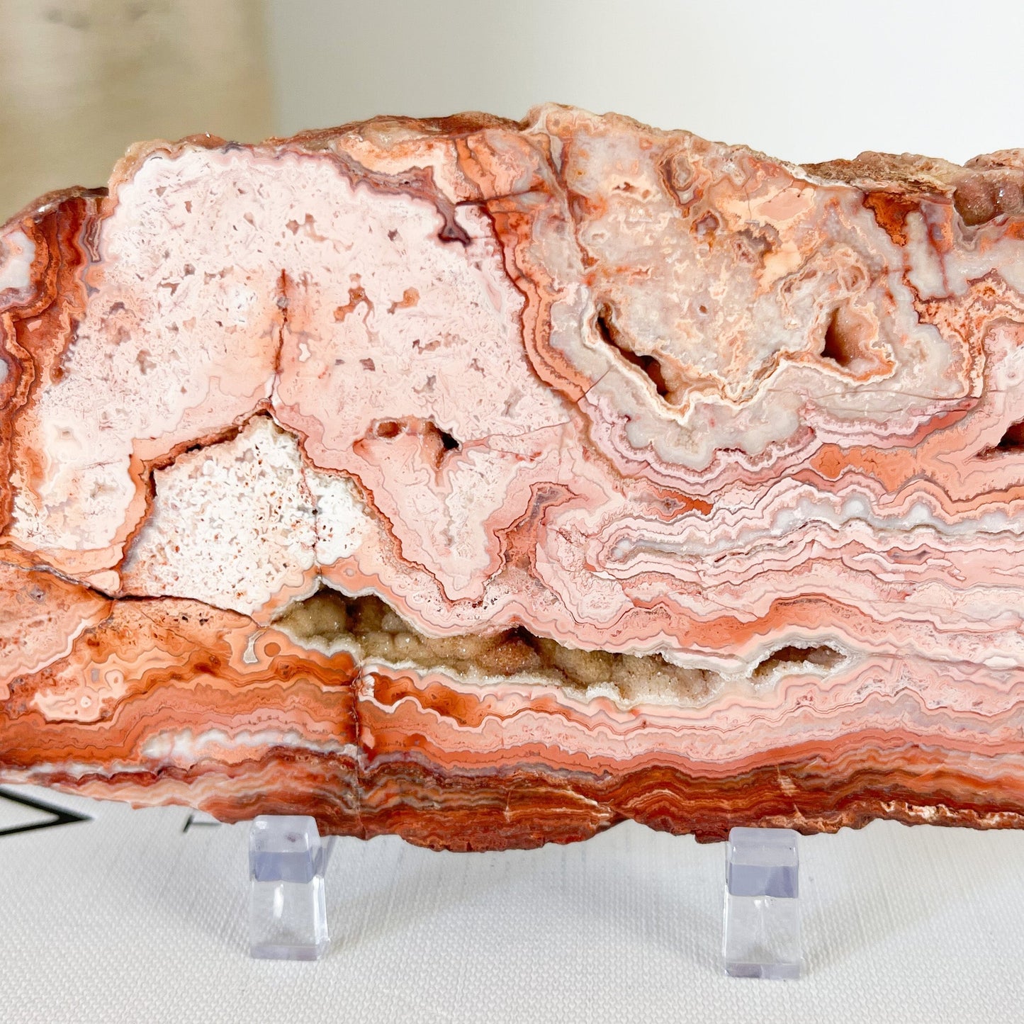 Indonesian Pink Lace Agate Slab