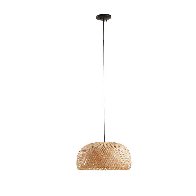 45.50 Astrid Bowl Shaped Bamboo Pendant Light