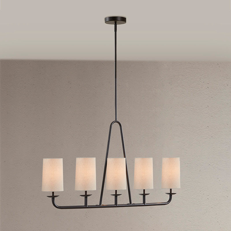 53.50" Serenitie 5-Light Bronze Chandelier