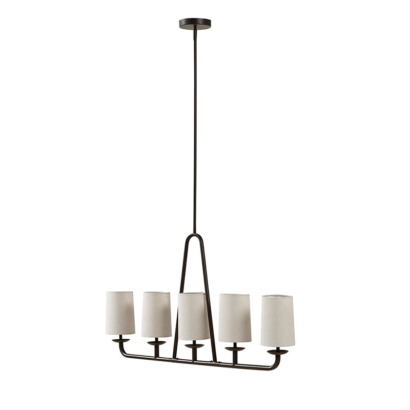 53.50" Serenitie 5-Light Bronze Chandelier