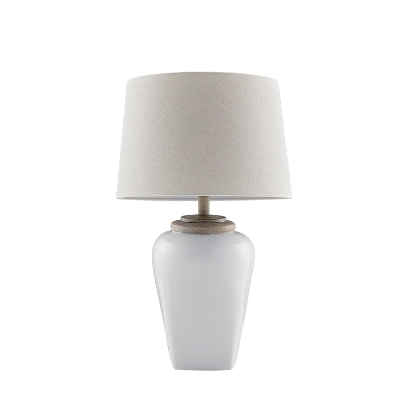 26" Martha Stewart White Ceramic Table Lamp