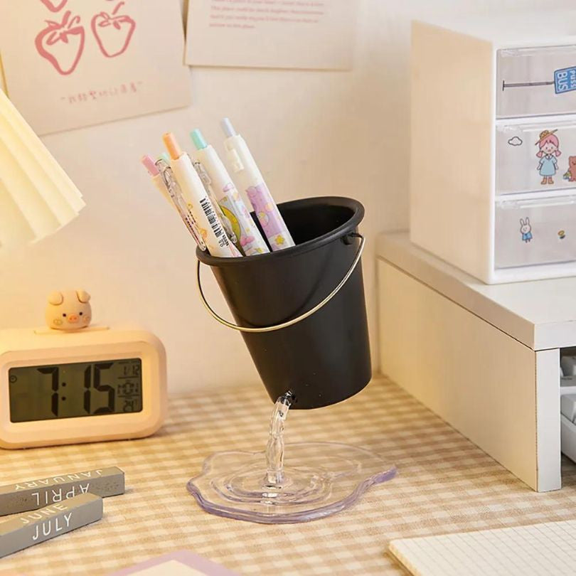 Water Bucket Design Pen Pencil Holder