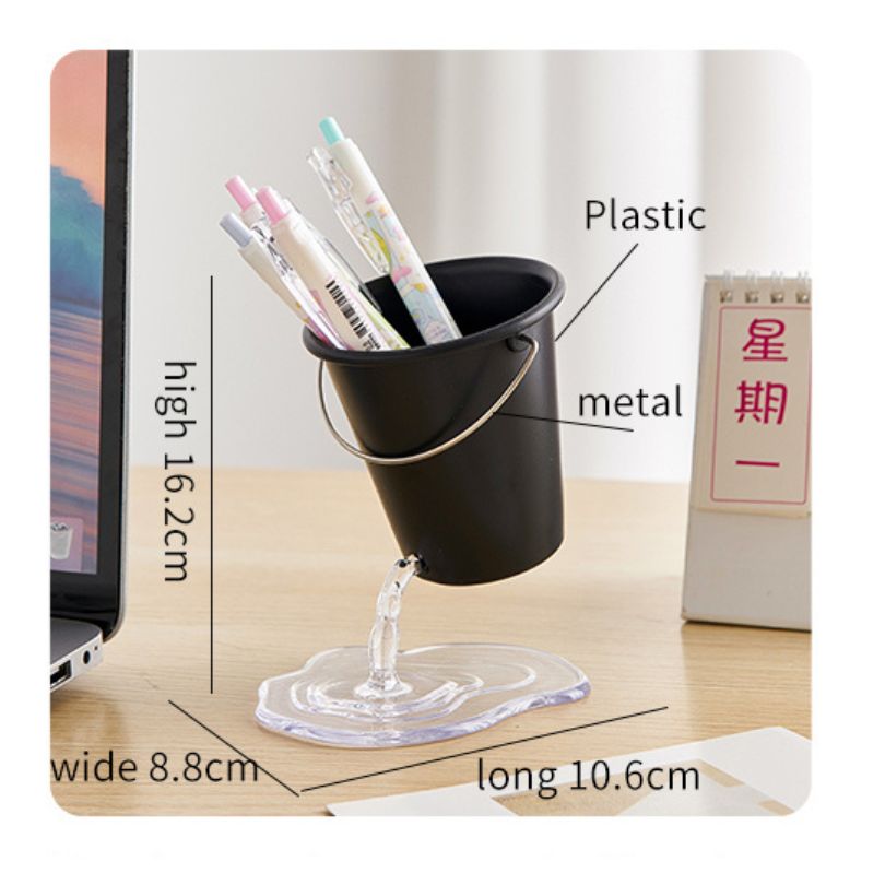 Water Bucket Design Pen Pencil Holder