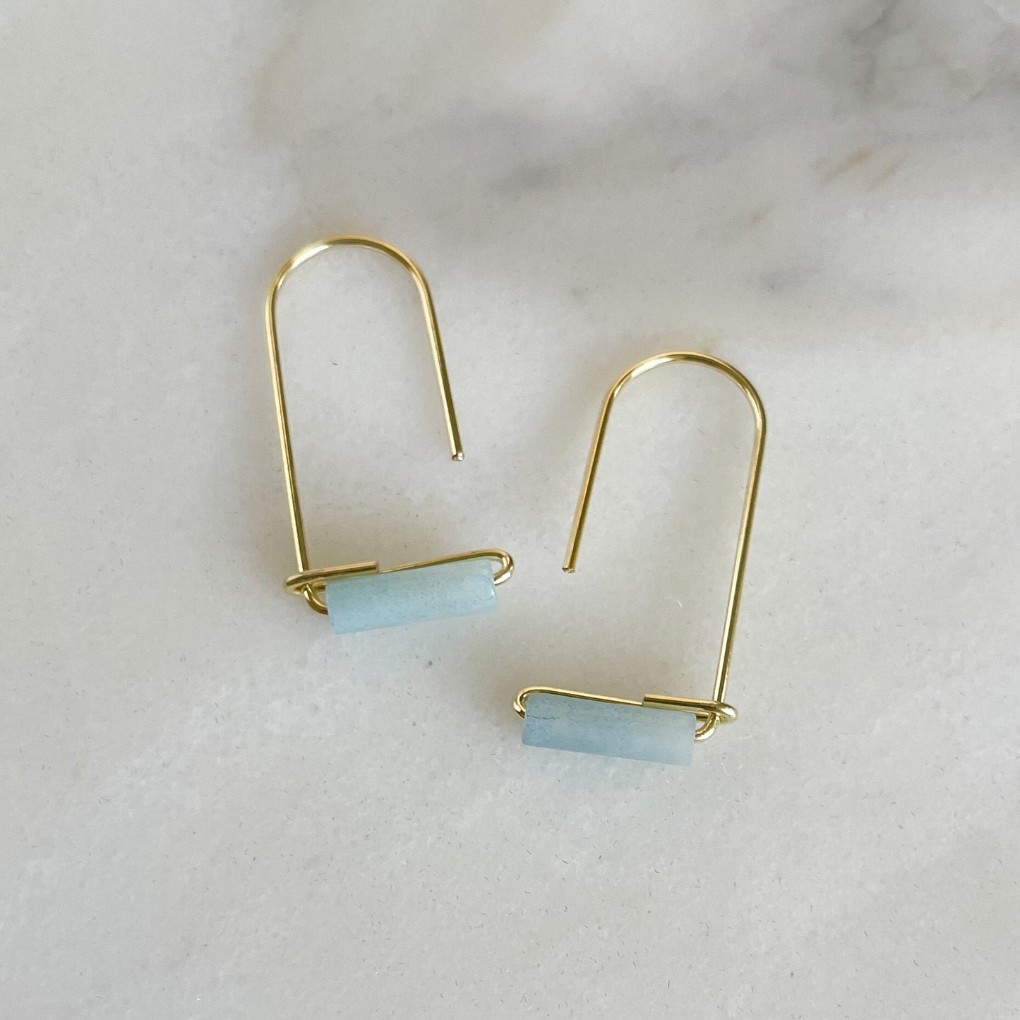 Amazonite Drop Earrings