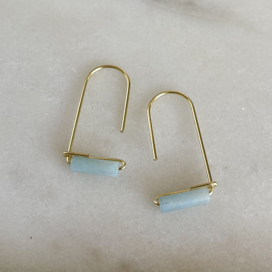 Amazonite Drop Earrings