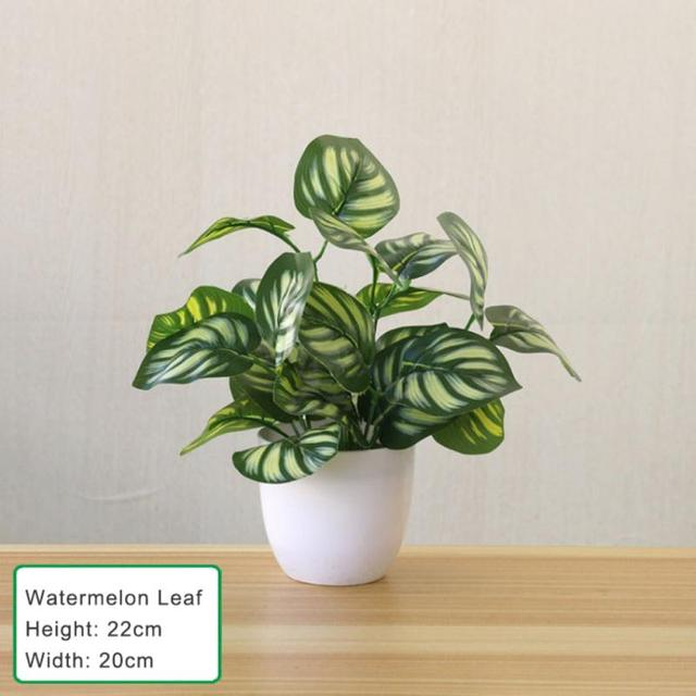 Artificial Plants Leaf Small Simulation Pot